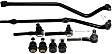 9-Piece Kit Front Suspension Kit, Includes (4) Ball Joint, (4) Tie Rod End and (1) Track Bar