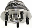 8-Piece Kit Front, Driver and Passenger Side, Upper Control Arm with Ball Joints and Wheel Hubs, Four Wheel Drive