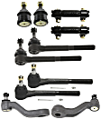 10-Piece Kit Suspension Kit, Includes (2) Ball Joint, (1) Idler Arm, (1) Pitman Arm, (2) Tie Rod Adjusting Sleeve and (4) Tie Rod End