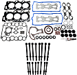2-Piece Kit Engine Gasket Set Overhaul, Includes (1) Cylinder Head Bolt and (1) Engine Gasket Set