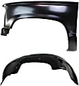 2-Piece Kit, Front, Driver Side Fender, Includes (1) Fender and (1) Wheelhouse