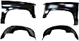 1988-1998 Chevrolet C2500 - 4-Piece Kit, Front, Driver and Passenger Side Fender, Includes (2) Fender and (2) Wheelhouse