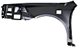2010 Chevrolet Malibu - 2-Piece Kit Front Primed Bumper Cover, Sedan, Includes (1) Bumper Cover and (1) Fender