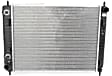 2009 Chevrolet HHR - 2-Piece Kit Radiator, 2.4L 4Cyl,  Includes (1) Cooling Fan Assembly and (1) Radiator