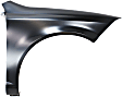 2-Piece Kit, Front Primed Bumper Cover, Includes (1) Bumper Cover and (1) Fender