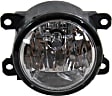 4-Piece Kit, Front, Driver and Passenger Side Halogen Fog Light, With bulb(s), Includes (2) Fog Light and (2) Fog Light Trim