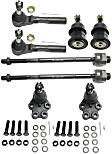 8-Piece Kit Front, Driver and Passenger Side Suspension Kit, Includes (4) Tie Rod End and (4) Ball Joint