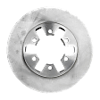 1990 Nissan D21 - 2-Wheel Set Front Brake Disc and Pad Kit, Plain Surface, 6 Lugs, 249.94 mm, Semi-metallic, RWD, 2.4L 4Cyl, Pro-Line Series  Includes (2) Disc and (1) Pad Set