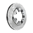 1990 Nissan D21 - 2-Wheel Set Front Brake Disc and Pad Kit, Plain Surface, 6 Lugs, 249.94 mm, Semi-metallic, RWD, 2.4L 4Cyl, Pro-Line Series  Includes (2) Disc and (1) Pad Set