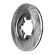 1990 Nissan D21 - 2-Wheel Set Front Brake Disc and Pad Kit, Plain Surface, 6 Lugs, 249.94 mm, Semi-metallic, RWD, 2.4L 4Cyl, Pro-Line Series  Includes (2) Disc and (1) Pad Set