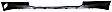 2013 GMC Sierra 1500 - 2-Piece Kit Front, Upper Primed Bumper Cover,  Includes (1) Bumper Cover and (1) Grille