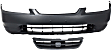 1999 Honda Accord - 2-Piece Kit Front Primed Bumper Cover, Coupe,  Includes (1) Bumper Cover and (1) Grille