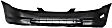 1999 Honda Accord - 2-Piece Kit Front Primed Bumper Cover, Coupe,  Includes (1) Bumper Cover and (1) Grille