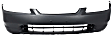 1999 Honda Accord - 2-Piece Kit Front Primed Bumper Cover, Coupe,  Includes (1) Bumper Cover and (1) Grille