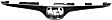 2004 Honda Accord EX - 2-Piece Kit Front Primed Bumper Cover,  5-Speed, Transaxle, Manual Transmission, Coupe,  Includes (1) Bumper Cover and (1) Grille
