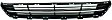 2-Piece Kit Front Primed Bumper Cover, USA Built Vehicle, Except Hybrid, Includes (1) Bumper Cover and (1) Bumper Grille