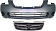 2-Piece Kit, Front Primed Bumper Cover, Includes (1) Bumper Cover and (1) Grille