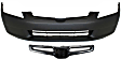 2005 Honda Accord - 2-Piece Kit Front Primed Bumper Cover, Sedan,  Includes (1) Bumper Cover and (1) Grille