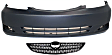 2004 Toyota Camry - 2-Piece Kit Front Primed Bumper Cover, For Models Without Action Package, USA Built Vehicle,  Includes (1) Bumper Cover and (1) Grille