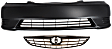 2-Piece Kit, Front Primed Bumper Cover, Includes (1) Bumper Cover and (1) Grille