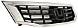 2-Piece Kit, Grille Chrome Shell with Paintable Insert, Sedan, Includes (1) Bumper Cover and (1) Grille