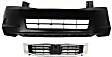 2-Piece Kit, Grille Chrome Shell with Paintable Insert, 4Cyl Eng., Sedan, Includes (1) Bumper Cover and (1) Grille
