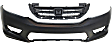 2-Piece Kit, Front Primed Bumper Cover, Sedan, Includes (1) Bumper Cover and (1) Grille