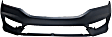 2-Piece Kit, Front Primed Bumper Cover, Sedan, Includes (1) Bumper Cover and (1) Grille