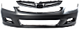 2-Piece Kit, Front Primed Bumper Cover, Sedan, CAPA Certified, Includes (1) Bumper Cover and (1) Grille