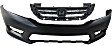 2-Piece Kit, Front Primed Bumper Cover, Sedan, CAPA Certified, Includes (1) Bumper Cover and (1) Grille
