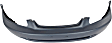 1997 Honda Civic LX - 2-Piece Kit Front Primed Bumper Cover, Sedan,  Includes (1) Bumper Cover and (1) Grille