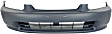 1997 Honda Civic LX - 2-Piece Kit Front Primed Bumper Cover, Sedan,  Includes (1) Bumper Cover and (1) Grille