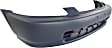 1997 Honda Civic LX - 2-Piece Kit Front Primed Bumper Cover, Sedan,  Includes (1) Bumper Cover and (1) Grille