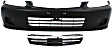 2-Piece Kit, Front Primed Bumper Cover, Sedan, Canada/USA or Japan Built Vehicle, Includes (1) Bumper Cover and (1) Grille
