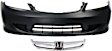 2-Piece Kit, Front Primed Bumper Cover, Includes (1) Bumper Cover and (1) Grille