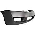 2-Piece Kit Front Primed Bumper Cover, Coupe, Includes (1) Bumper Cover and (1) Grille
