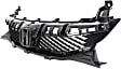 2009 Honda Civic - 2-Piece Kit Front Primed Bumper Cover, Sedan,  Includes (1) Bumper Cover and (1) Grille