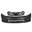 2-Piece Kit Front Primed Bumper Cover, Sedan, Includes (1) Bumper Cover and (1) Grille