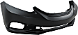 2-Piece Kit Front Primed Bumper Cover, HF / LX Models, Sedan, Includes (1) Bumper Cover and (1) Grille