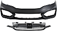 2-Piece Kit, Grille Textured Black, Coupe, Includes (1) Bumper Cover and (1) Grille