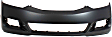 2-Piece Kit, Front Primed Bumper Cover, Coupe, CAPA Certified, Includes (1) Bumper Cover and (1) Grille