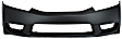 2011 Honda Civic - 2-Piece Kit Front Primed Bumper Cover, Sedan, CAPA Certified Includes (1) Bumper Cover and (1) Grille