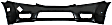2011 Honda Civic - 2-Piece Kit Front Primed Bumper Cover, Sedan, CAPA Certified Includes (1) Bumper Cover and (1) Grille