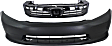 2-Piece Kit, Front Primed Bumper Cover, Sedan, CAPA Certified, Includes (1) Bumper Cover and (1) Grille