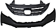 2-Piece Kit, Front, Upper Primed Bumper Cover, Includes (1) Bumper Cover and (1) Grille