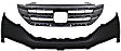 2-Piece Kit, Grille Painted Black, Canada/Mexico/USA Built Vehicle, CAPA Certified, Includes (1) Bumper Cover and (1) Grille
