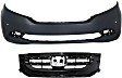 2-Piece Kit, Grille Black, CAPA Certified, Includes (1) Bumper Cover and (1) Grille