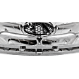 2011-2013 Hyundai Sonata - 2-Piece Kit, Grille Chrome Shell with Paintable Insert, For Models With Type 1 Main Grille, Includes (1) Bumper Cover and (1) Grille
