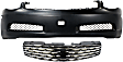 2006 Infiniti G35 - 2-Piece Kit Front Primed Bumper Cover, Coupe,  Includes (1) Bumper Cover and (1) Grille