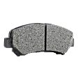 2-Wheel Set Front Brake Disc and Pad Kit, Plain Surface 5 Lugs 295.91 mm Ceramic Pro-Line Series, Includes (2) Brake Disc and (1) Brake Pad Set